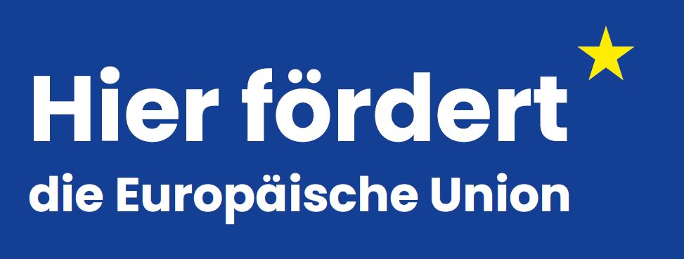 Hinweis auf EU-Förderung im Rahmen des Programms ‚Europa fördert Sachsen‘.